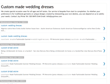 Tablet Screenshot of custommadeweddingdresses.blogspot.com