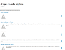 Tablet Screenshot of drogasmuertesigilosa.blogspot.com