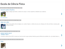 Tablet Screenshot of escoladacienciafisica.blogspot.com