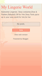 Mobile Screenshot of mylingerieworld.blogspot.com