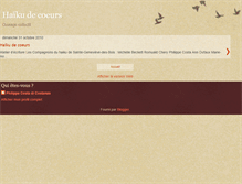 Tablet Screenshot of haikudecoeurs.blogspot.com