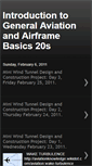 Mobile Screenshot of generalaviation20s.blogspot.com
