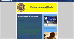 Desktop Screenshot of colegiomanantial.blogspot.com