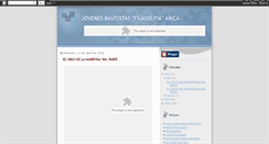 Desktop Screenshot of jovenesbautistasarica.blogspot.com