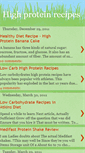Mobile Screenshot of highproteinrecipes.blogspot.com