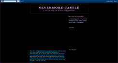 Desktop Screenshot of nevermorecastle.blogspot.com