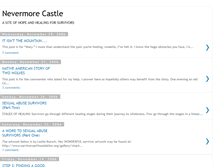 Tablet Screenshot of nevermorecastle.blogspot.com