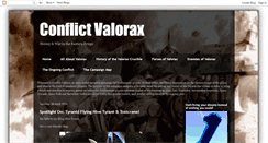 Desktop Screenshot of conflictvalorax.blogspot.com
