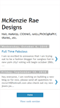 Mobile Screenshot of mckenzieraedesigns.blogspot.com