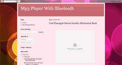 Desktop Screenshot of mp3playerwithbluetooth.blogspot.com