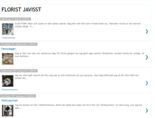 Tablet Screenshot of floristjavisst.blogspot.com