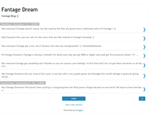 Tablet Screenshot of fantagedream.blogspot.com