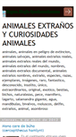 Mobile Screenshot of animales--asombrosos.blogspot.com