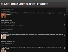 Tablet Screenshot of glamourceleb.blogspot.com