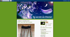 Desktop Screenshot of de-wereld-van-ellemie.blogspot.com