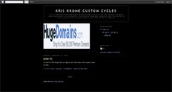 Desktop Screenshot of kriskrome.blogspot.com