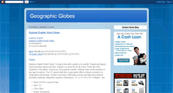 Desktop Screenshot of geographicglobes.blogspot.com