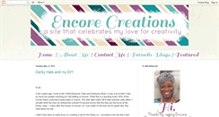 Desktop Screenshot of encorecreations.blogspot.com