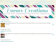 Tablet Screenshot of encorecreations.blogspot.com