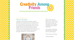 Desktop Screenshot of creativityamongfriends.blogspot.com
