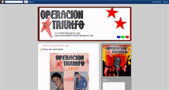 Desktop Screenshot of operacion-triunfo-telefe.blogspot.com