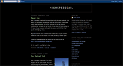 Desktop Screenshot of highspeedsail.blogspot.com