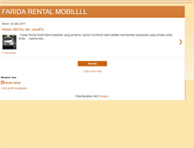 Tablet Screenshot of farida-rental-mobil.blogspot.com