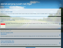 Tablet Screenshot of alamat-panjang-susah-nak-ingat.blogspot.com