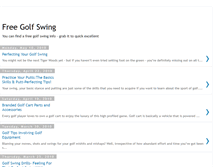 Tablet Screenshot of freegolfswing.blogspot.com