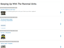 Tablet Screenshot of keepingupwiththeparentalunits.blogspot.com