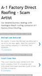 Mobile Screenshot of a1factorydirectroofing.blogspot.com