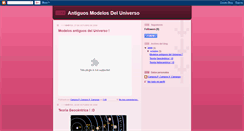 Desktop Screenshot of modelosdeluniverso.blogspot.com