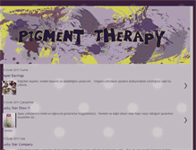 Tablet Screenshot of pigmentherapy.blogspot.com