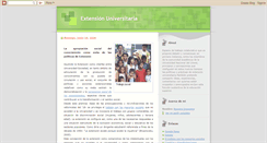 Desktop Screenshot of extension-universitaria.blogspot.com