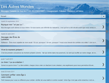 Tablet Screenshot of lesautresmondes.blogspot.com
