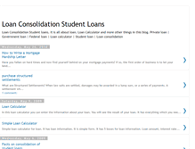 Tablet Screenshot of loan-consolidation-student-loans.blogspot.com
