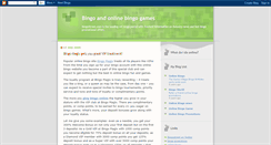 Desktop Screenshot of bingostreet.blogspot.com