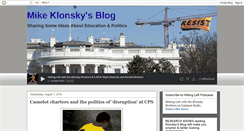 Desktop Screenshot of michaelklonsky.blogspot.com