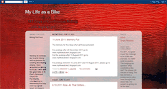 Desktop Screenshot of mylifeasabike.blogspot.com