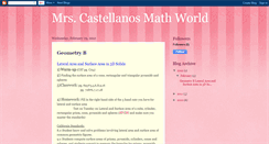 Desktop Screenshot of castellanosmathisfun.blogspot.com