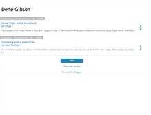 Tablet Screenshot of denegibson.blogspot.com