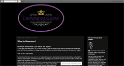 Desktop Screenshot of crowningglorystudios.blogspot.com