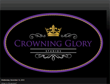 Tablet Screenshot of crowningglorystudios.blogspot.com