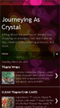 Mobile Screenshot of journeyingascrystal.blogspot.com