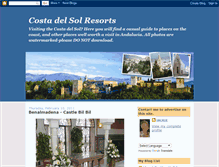 Tablet Screenshot of costa-del-sol-resorts.blogspot.com