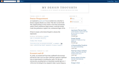 Desktop Screenshot of mydesigningthoughts.blogspot.com