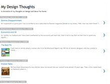 Tablet Screenshot of mydesigningthoughts.blogspot.com