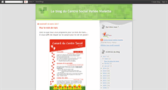 Desktop Screenshot of centresocialvalleeviolette.blogspot.com