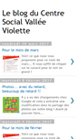 Mobile Screenshot of centresocialvalleeviolette.blogspot.com