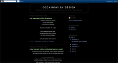 Desktop Screenshot of occasionsbydesign.blogspot.com